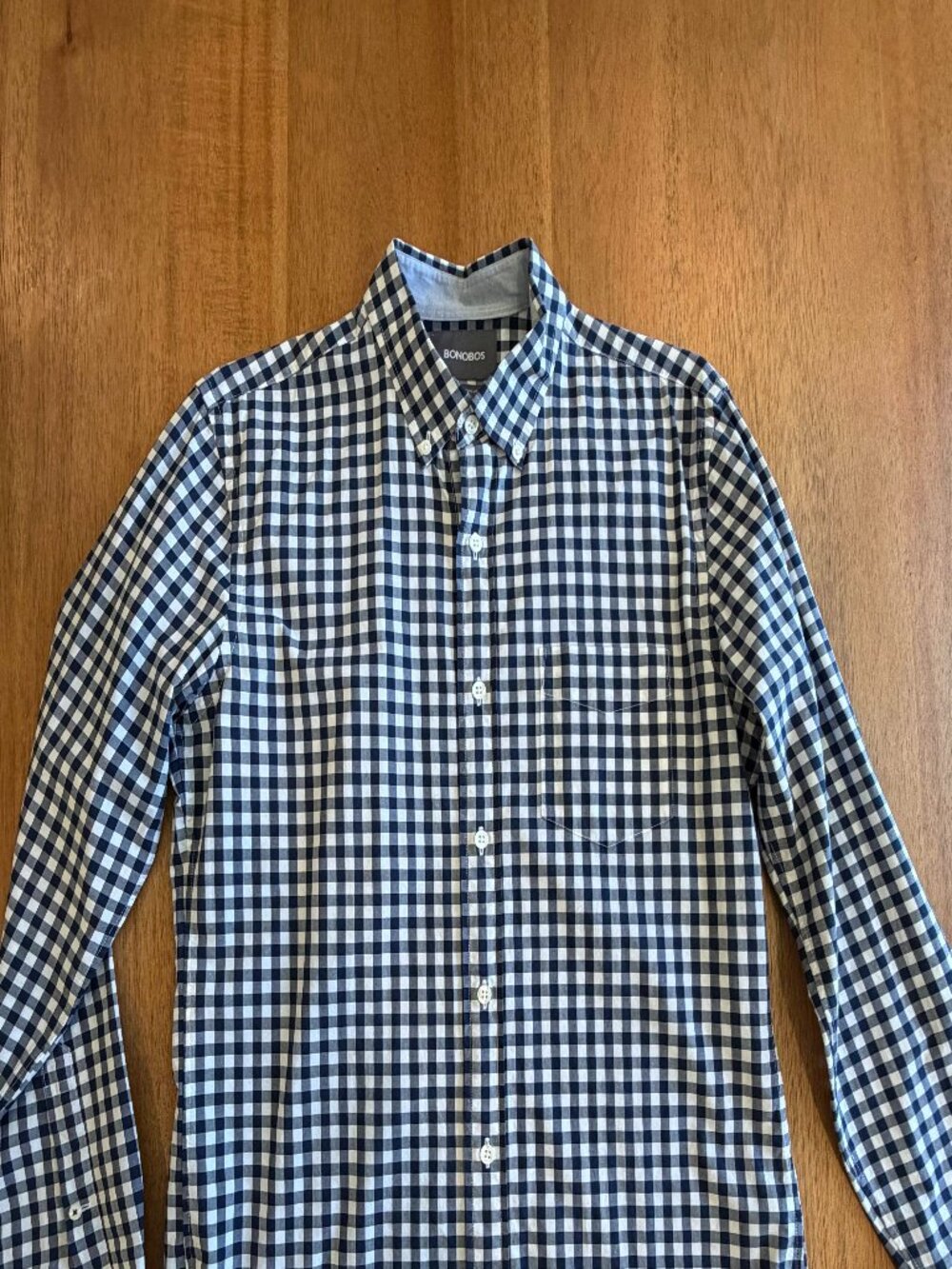Bonobos Tailored Slim Fit Gingham Button-Down Shirt - Size M